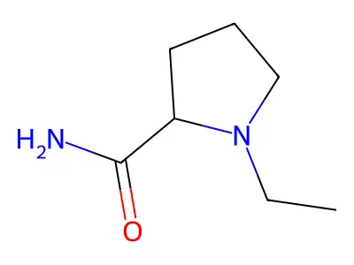 1-乙基吡咯烷-2-甲酰胺 structure