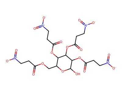 4-O-(3-nitropropanoyl)corollin structure