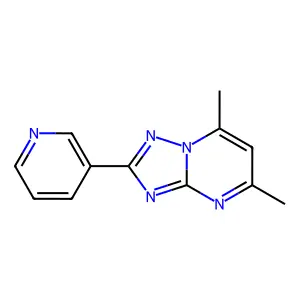 5,7-Dimethyl-2-(pyridin-3-yl)[1,2,4]triazolo[1,5-a]pyrimidine structure