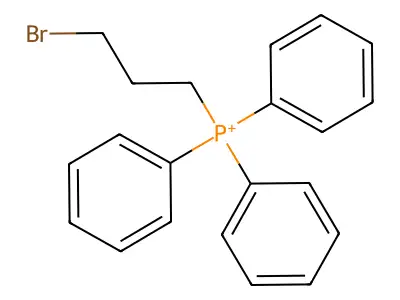 (3-Bromopropyl)triphenylphosphonium structure