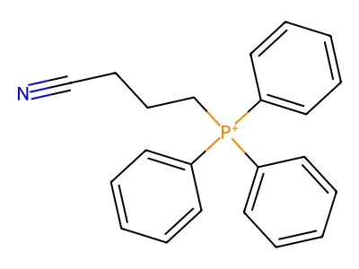 (3-Cyanopropyl)triphenylphosphonium structure