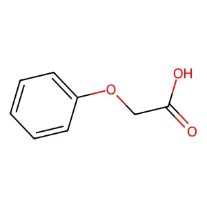 苯氧乙酸 structure