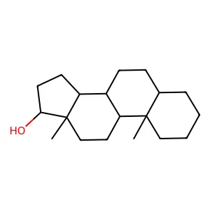 Androstan-17-ol structure
