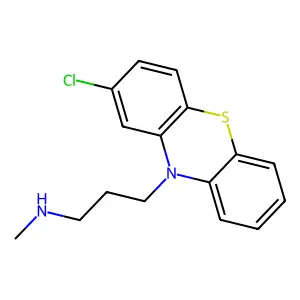 Desmethylchlorpromazine structure