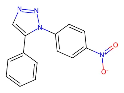 1-(4-Nitrophenyl)-5-phenyl-1H-1,2,3-triazole structure