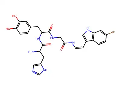 Halocyamine A structure