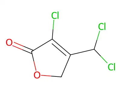 3-氯-4-(二氯甲基)-2(5H)-呋喃酮 structure