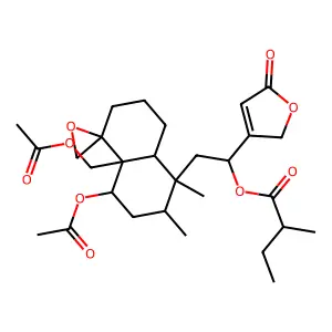 Ajugamarin F 4 structure