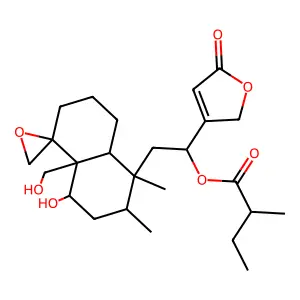 Ajugamarin F 1 structure
