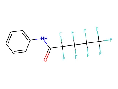 2,2,3,3,4,4,5,5,5-Nonafluoro-N-phenylpentanamide structure