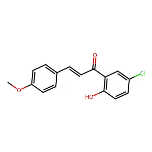 1-(5-Chloro-2-hydroxyphenyl)-3-(4-methoxyphenyl)prop-2-en-1-one structure