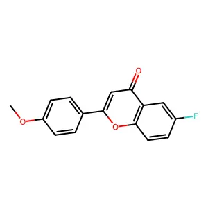 6-Fluoro-4'-methoxyflavone structure