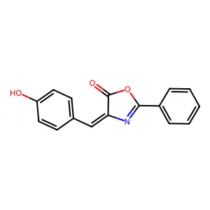 5(4H)-Oxazolone,4-[(4-hydroxyphenyl)methylene]-2-phenyl- structure