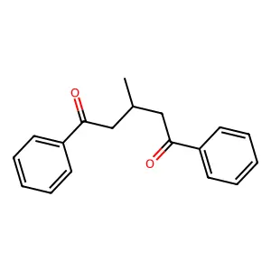 1,5-Pentanedione, 3-methyl-1,5-diphenyl- structure