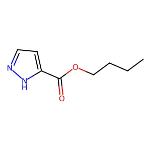 1H-吡唑-3-甲酸丁酯 structure