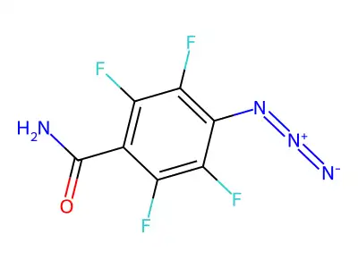 4-Azido-2,3,5,6-tetrafluorobenzamide structure