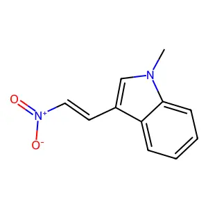 (E)-1-Methyl-3-(2-nitrovinyl)-1H-indole structure