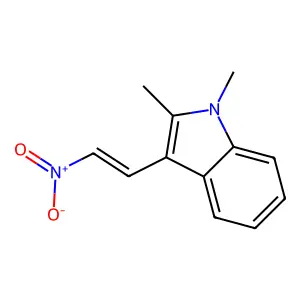 1H-Indole, 1,2-dimethyl-3-[(1E)-2-nitroethenyl]- structure