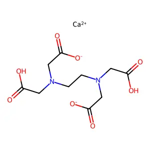 Edetate Monocalcium structure
