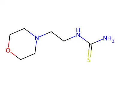 1-(2-Morpholinoethyl)-2-thiourea structure