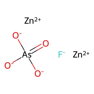 Zinc arsorate fluoride (2/1/1) structure