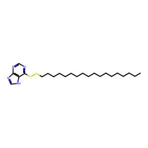6-(Octadecylthio)purine structure