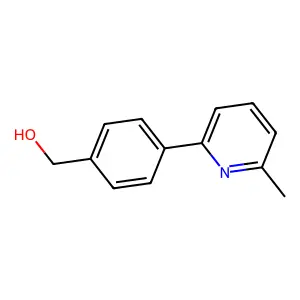 [4-(6-Methyl-2-pyridinyl)phenyl]methanol structure