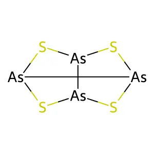 四硫化四砷 structure