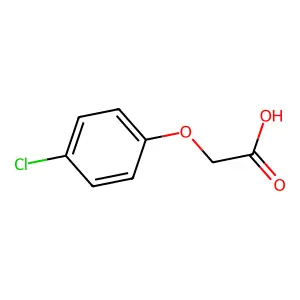 (4-氯苯氧基)乙酸 structure