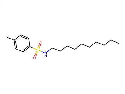 Benzenesulfonamide, N-decyl-4-methyl- structure