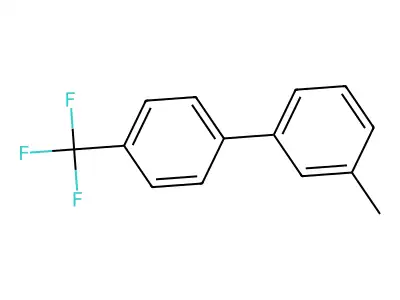 3-Methyl-4'-(trifluoromethyl)-1,1'-biphenyl structure