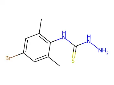 4-(4-Bromo-2,6-dimethylphenyl)-3-thiosemicarbazide structure