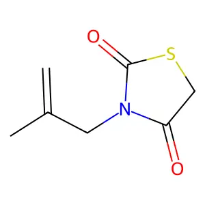 3-(2-Methylallyl)thiazolidine-2,4-dione structure