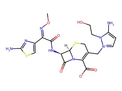 头孢噻利 structure