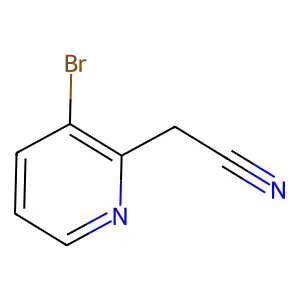 2-(3-溴吡啶-2-基)乙腈 structure