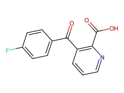 3-(4-Fluoro-benzoyl)-pyridine-2-carboxylic acid structure