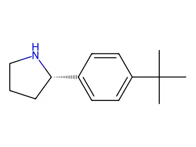 2-(4-Tert-butylphenyl)pyrrolidine structure