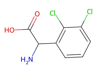 Amino-(2,3-dichloro-phenyl)-acetic acid structure