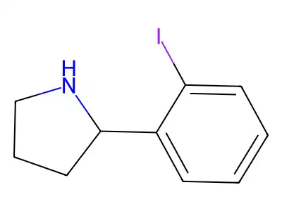 2-(2-Iodophenyl)pyrrolidine structure