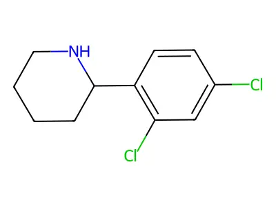 2-(2,4-Dichlorophenyl)piperidine structure