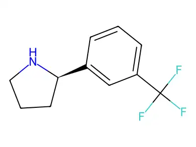 2-[3-(Trifluoromethyl)phenyl]pyrrolidine structure
