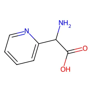 (S)-2-Amino-2-(pyridin-2-YL)acetic acid structure