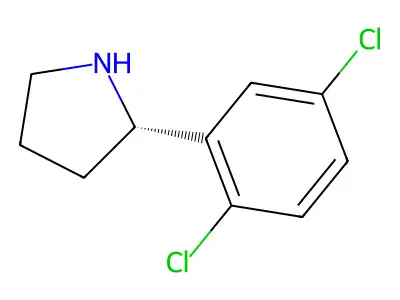 2-(2,5-Dichlorophenyl)pyrrolidine structure