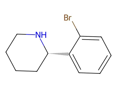 2-(2-Bromophenyl)piperidine structure