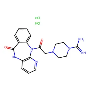 Guanylpirenzepine structure