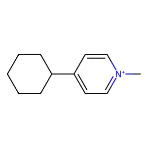 1-Methyl-4-cyclohexylpyridinium structure