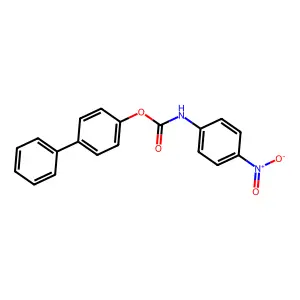 (4-Phenylphenyl) N-(4-nitrophenyl)carbamate structure