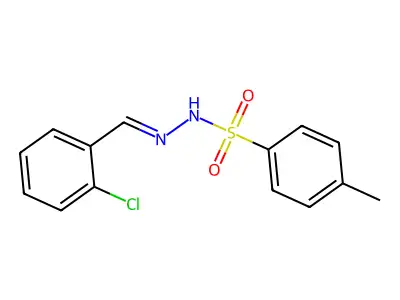(1-Aza-2-(2-chlorophenyl)vinyl)((4-methylphenyl)sulfonyl)amine structure