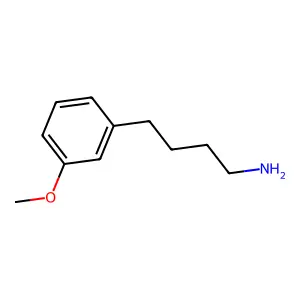 Benzenebutanamine, 3-methoxy- structure
