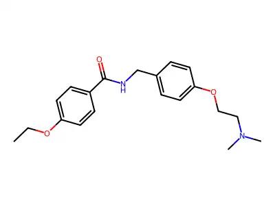 Benzamide, N-((4-(2-(dimethylamino)ethoxy)phenyl)methyl)-4-ethoxy- structure